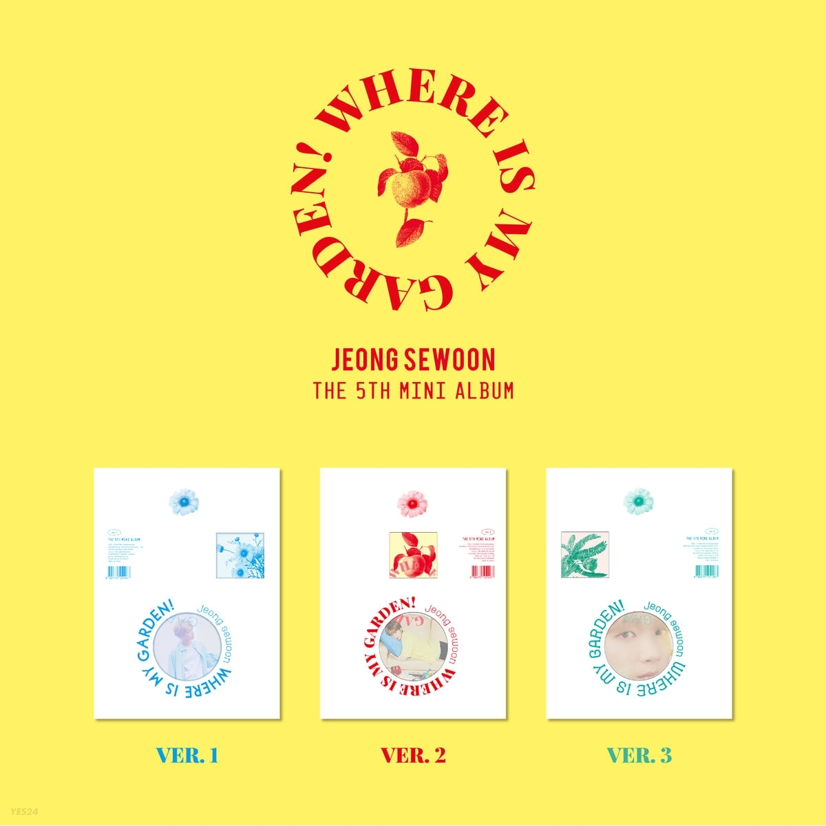 JEONG SEWOON - 5th Mini Album Where is my Garden! JEONG SEWOON - 5th Mini Album Where is my Garden!