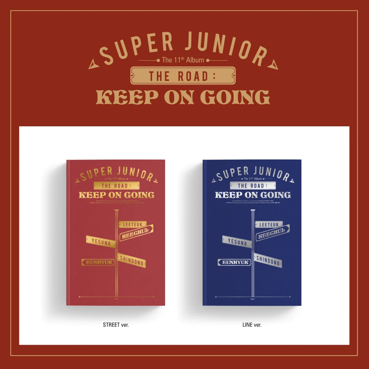 Super Junior - 11th album The Road : Keep on Going