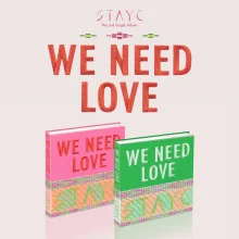 STAYC - WE NEED LOVE (3rd Single Album) - Catchopcd Hanteo Family Shop