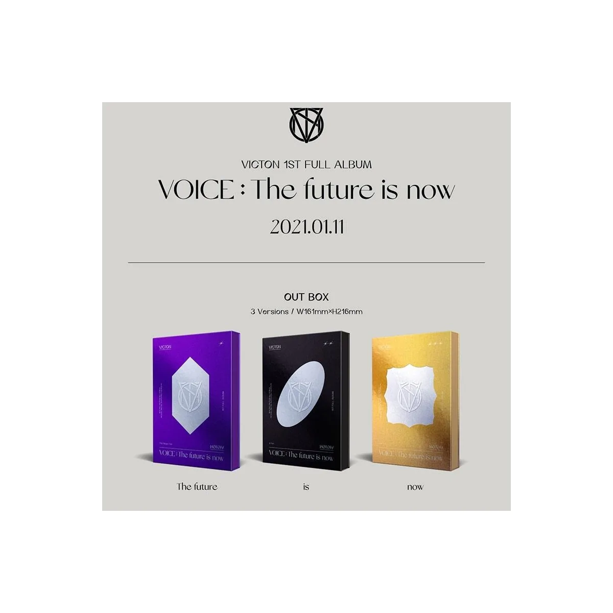 VICTON - 1st Album The future is now (Random Ver.)