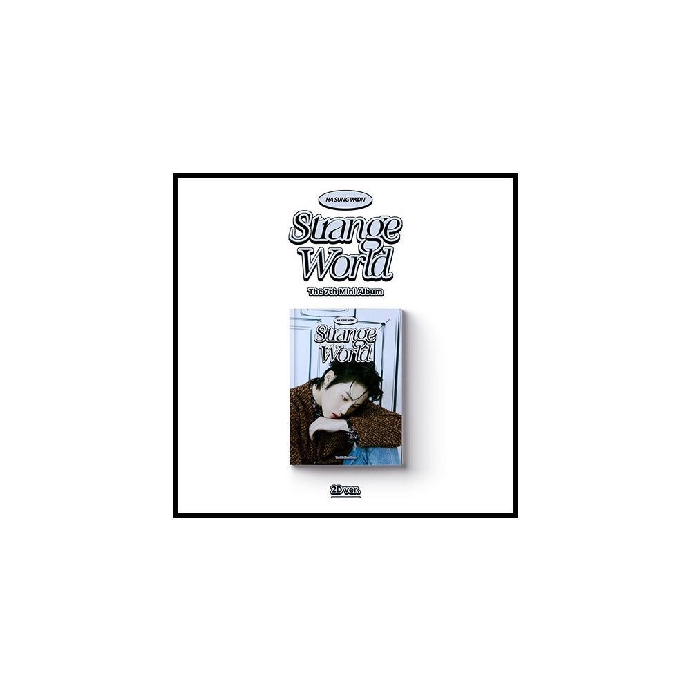HA SUNG WOON - 7th Mini Album Strange World Photobook (2D ver.)