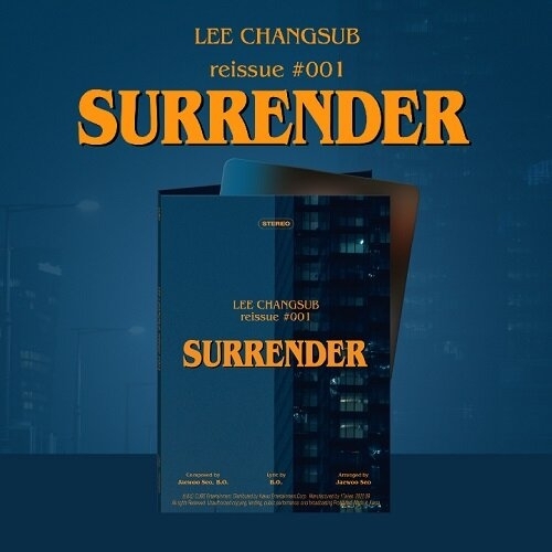LEE CHANGSUB - reissue 001 SURRENDER (Platform Ver.)