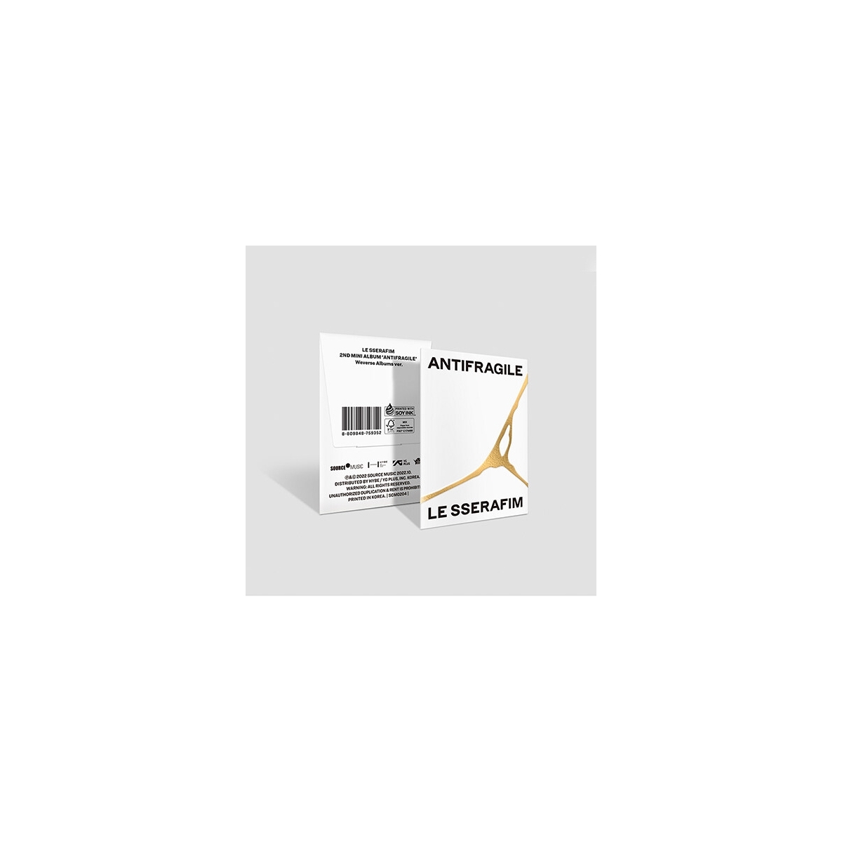 LE SSERAFIM - 2nd Mini Album ANTIFRAGILE (Weverse Albums Ver.) LE SSERAFIM - 2nd Mini Album ANTIFRAGILE (Weverse Albums Ver.)