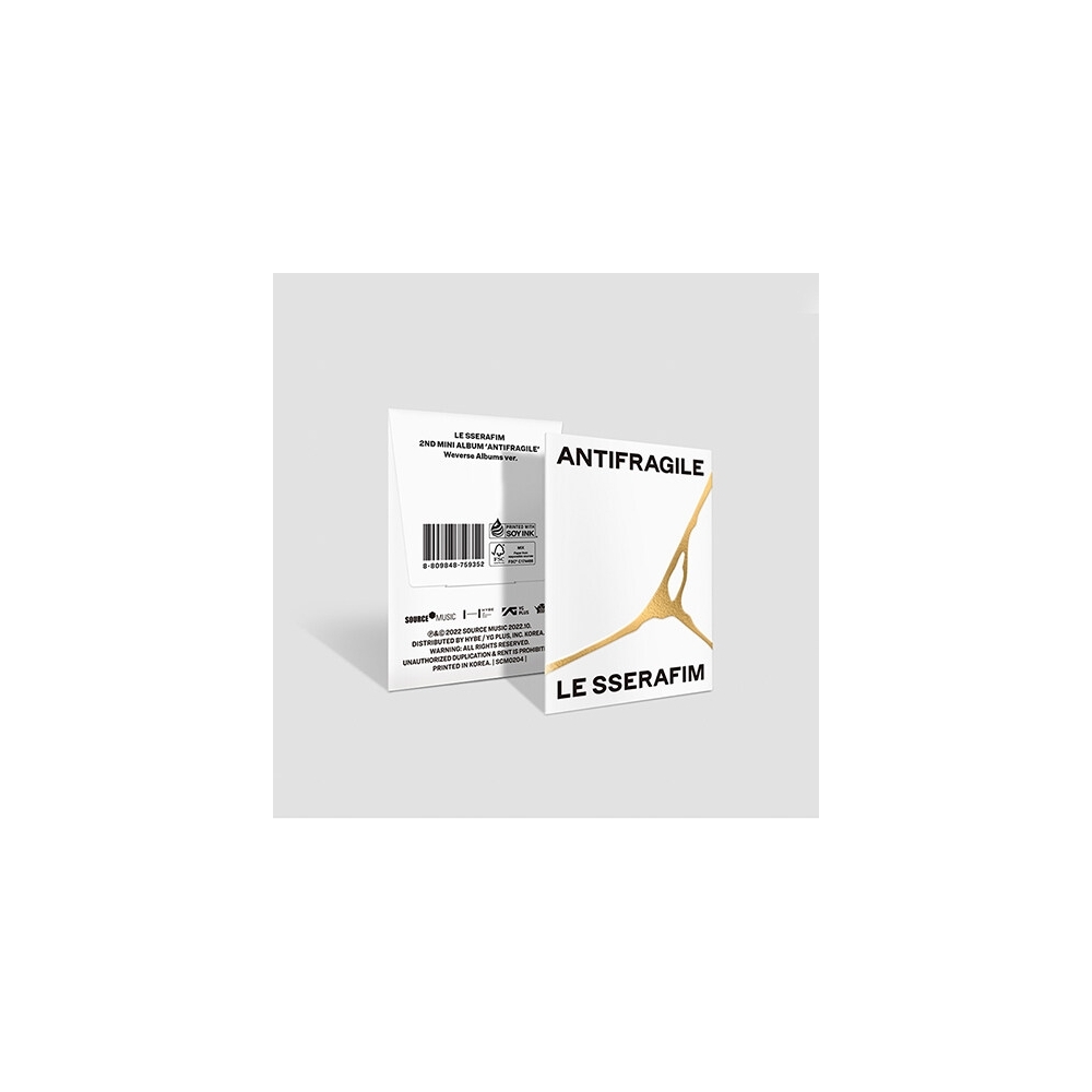LE SSERAFIM - 2nd Mini Album ANTIFRAGILE	(Weverse Albums Ver.)