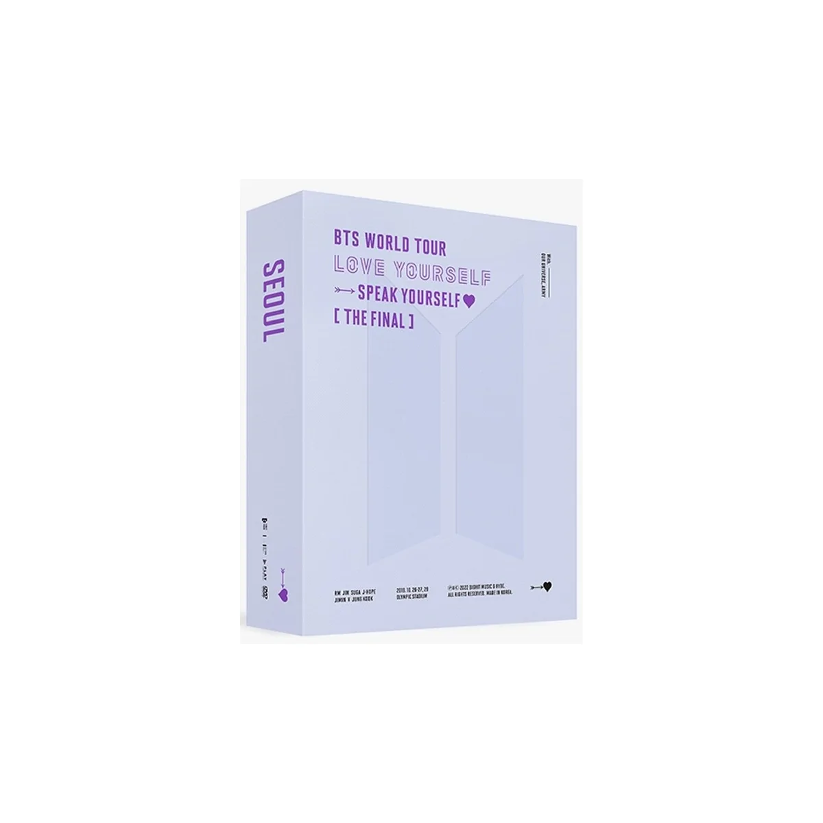 BTS - WORLD TOUR 'LOVE YOURSELF SPEAK YOURSELF' THE FINAL DVD