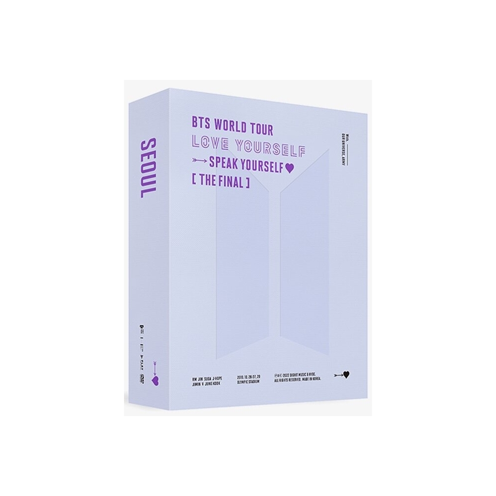 BTS - WORLD TOUR 'LOVE YOURSELF SPEAK YOURSELF' THE FINAL DVD