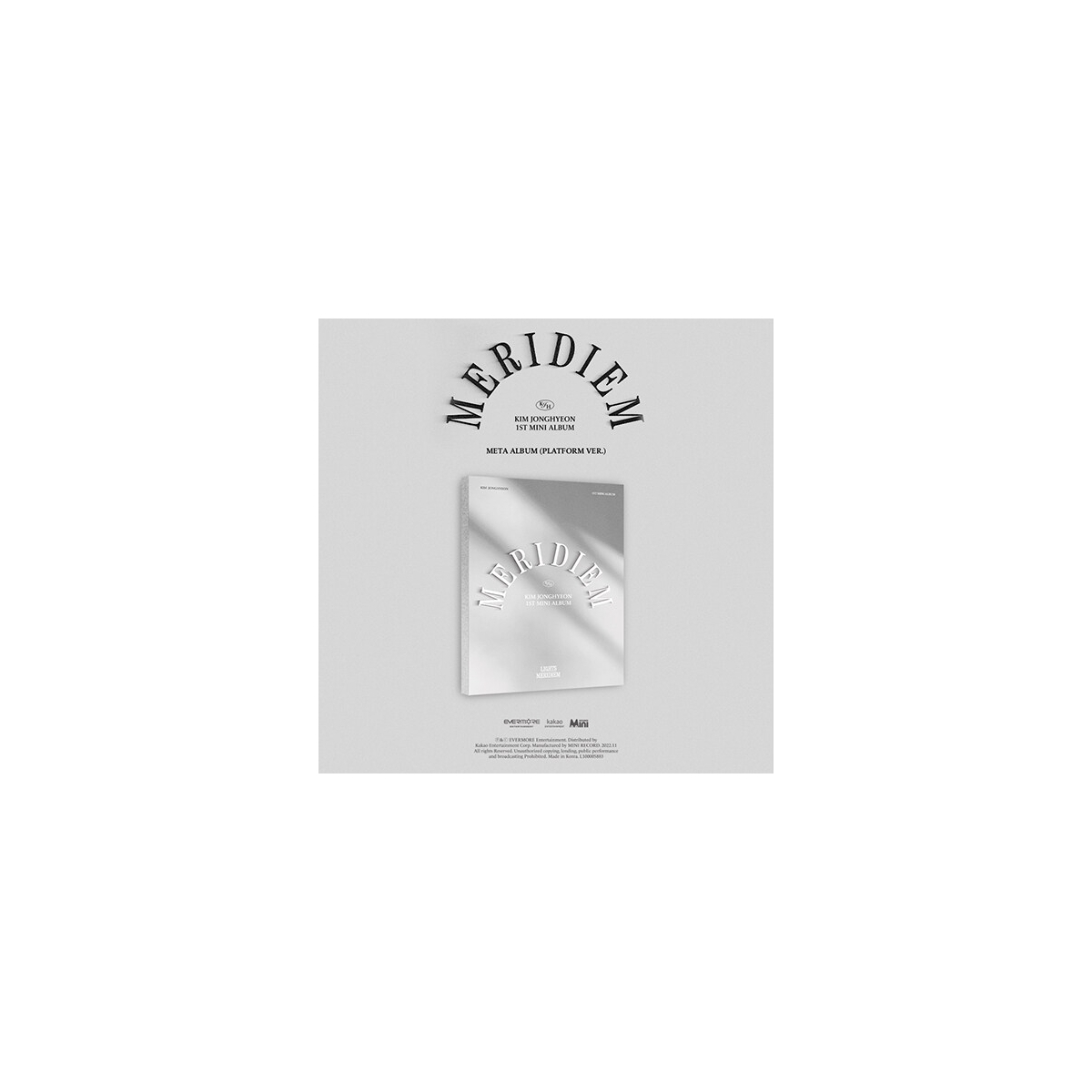 KIM JONGHYUN - 1st Mini Album MERIDIEM (META) KIM JONGHYUN - 1st Mini Album MERIDIEM (META)