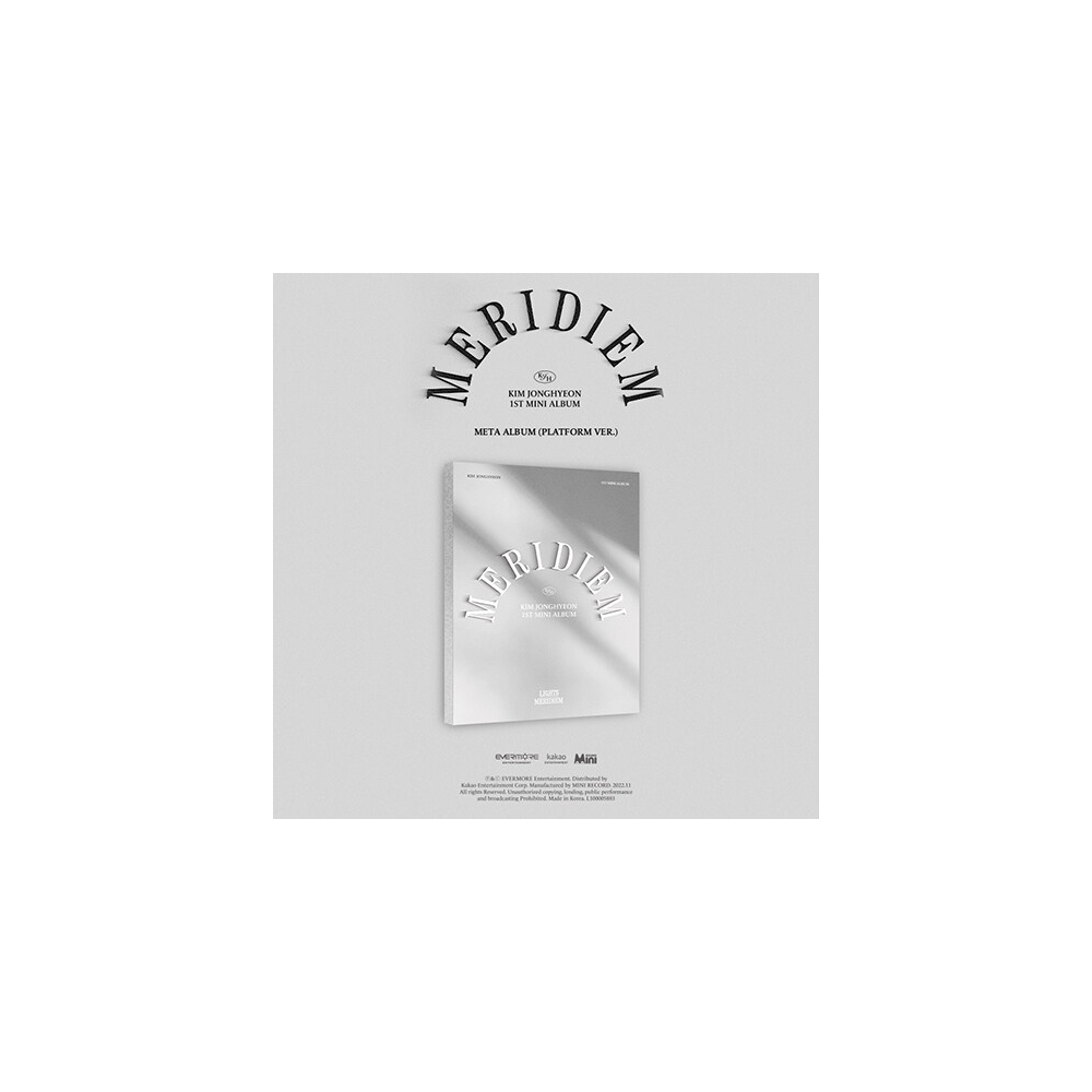 KIM JONGHYUN - 1st Mini Album MERIDIEM (META)