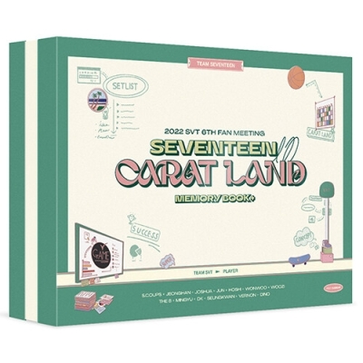 SEVENTEEN - 2022 6TH FAN MEETING: SEVENTEEN in CARAT LAND MEMORY BOOK + DVD