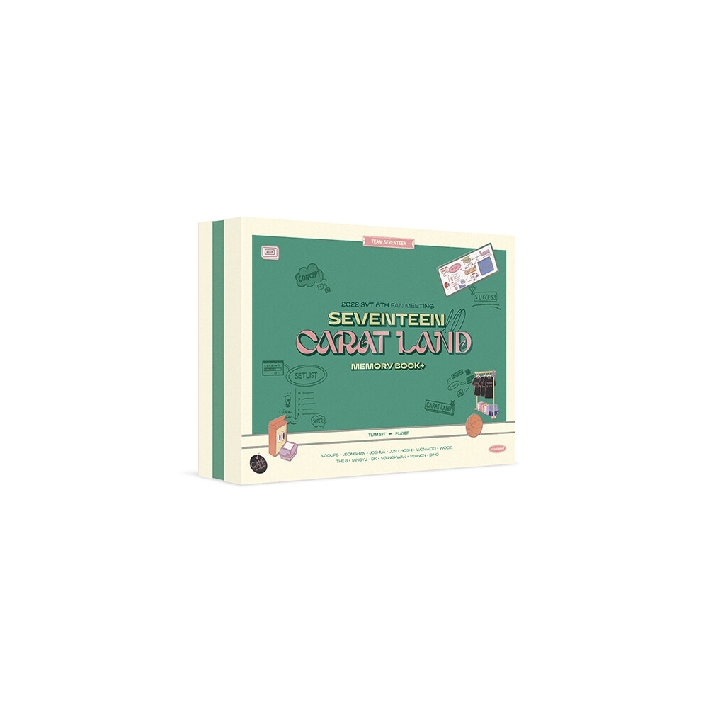 SEVENTEEN - 2022 6TH FAN MEETING: SEVENTEEN in CARAT LAND MEMORY BOOK + DIGITAL CODE
