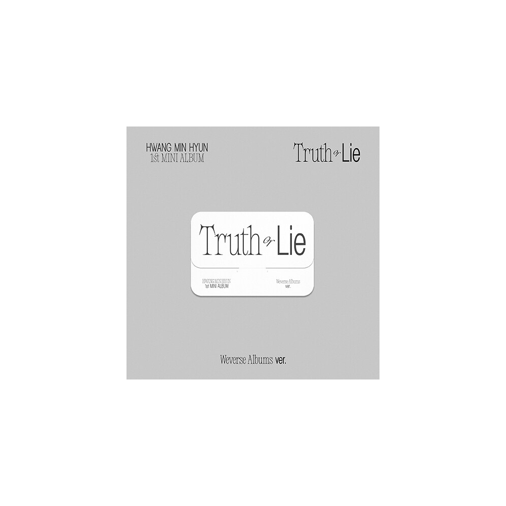 HWANG MIN HYUN - 1st MINI ALBUM Truth or Lie (Weverse Albums ver.)