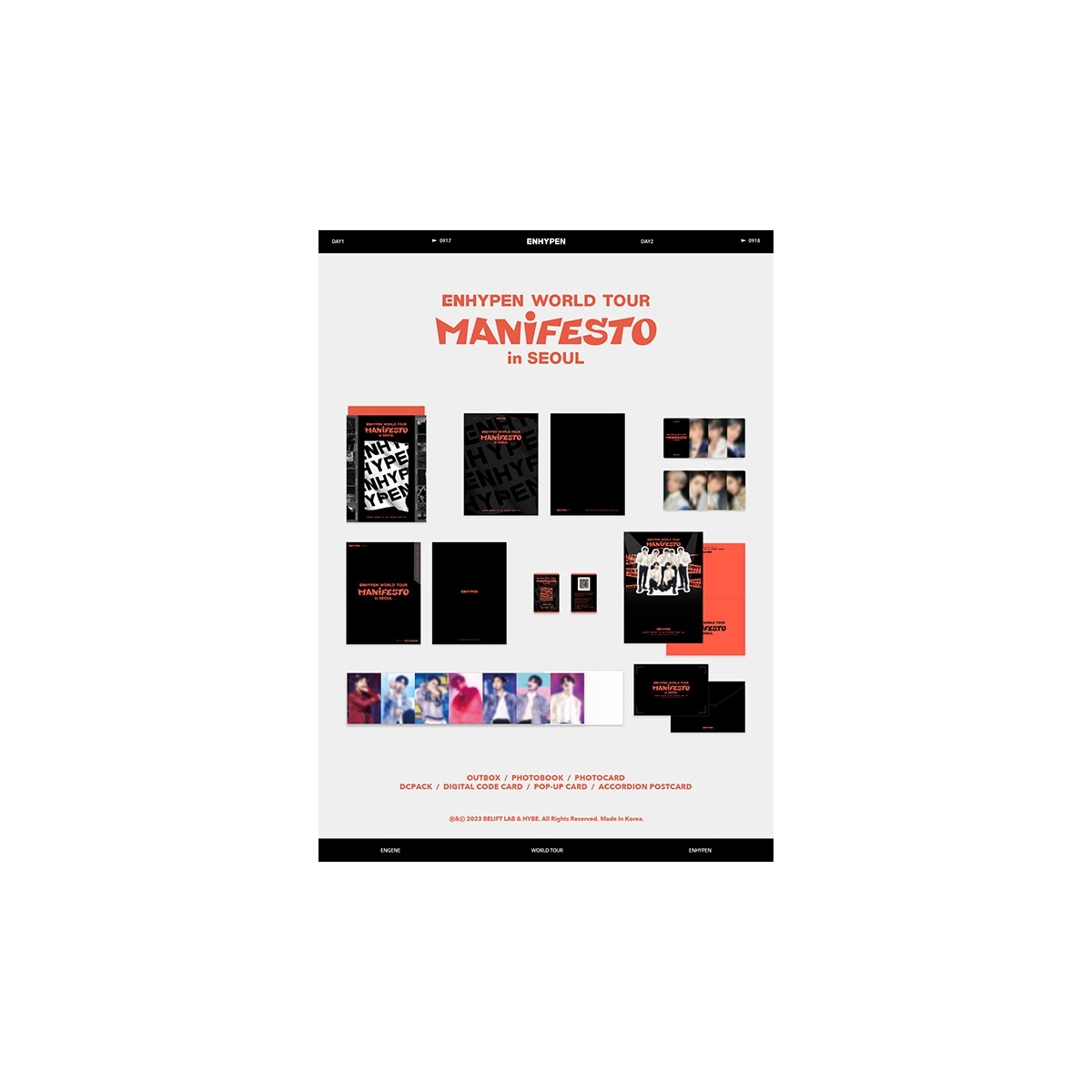 ENHYPEN - WORLD TOUR 'MANIFESTO' in SEOUL Digital Code ENHYPEN - WORLD TOUR 'MANIFESTO' in SEOUL Digital Code