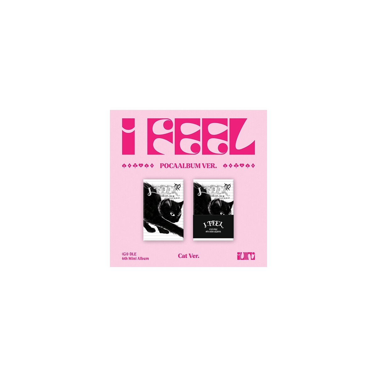(G)I-DLE - 6th Mini Album I feel (Poca Album, Cat Ver.) (G)I-DLE - 6th Mini Album I feel (Poca Album, Cat Ver.)