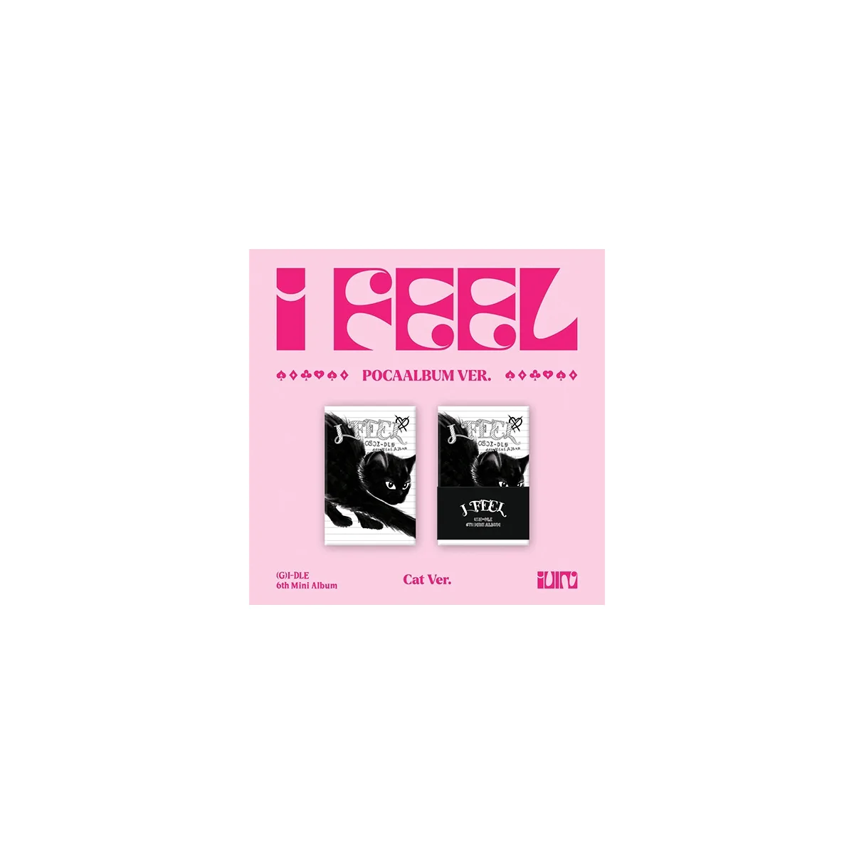 (G)I-DLE - I feel (Poca Album, Cat Version) (6th Mini Album)