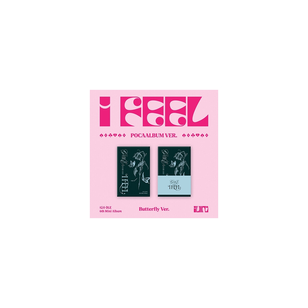 (G)I-DLE - 6th Mini Album I feel (Poca Album, Butterfly Ver.) (G)I-DLE - 6th Mini Album I feel (Poca Album, Butterfly Ver.)