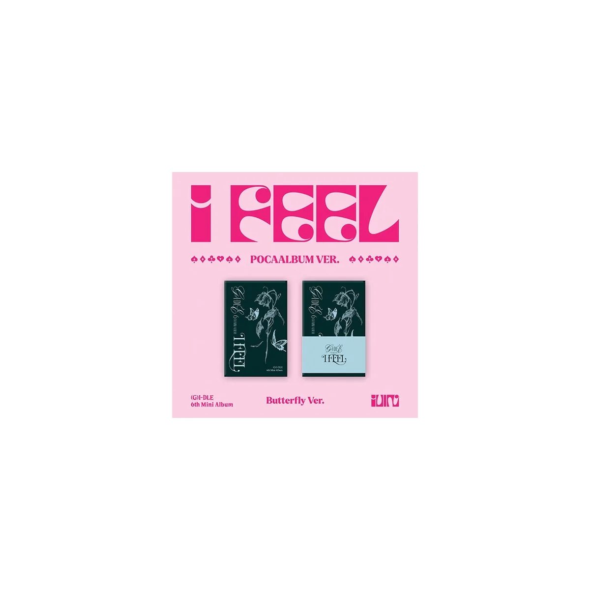 (G)I-DLE - I feel (Poca Album, Butterfly Version) (6th Mini Album)