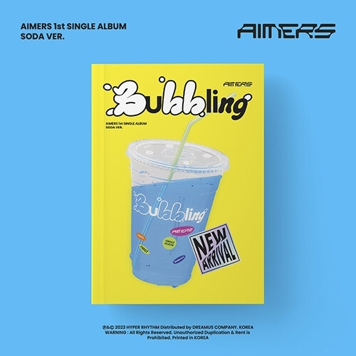 AIMERS - 1st Single Album Bubbling (SODA Ver.)