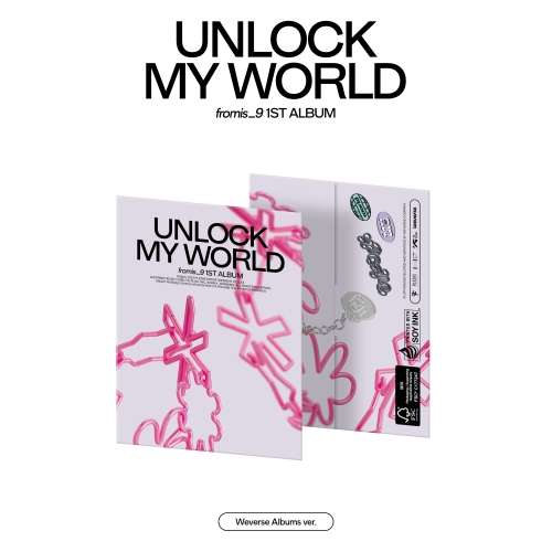 fromis_9 - 1st Album 'Unlock My World' (Weverse Albums ver.) (Version Request Unavailable)