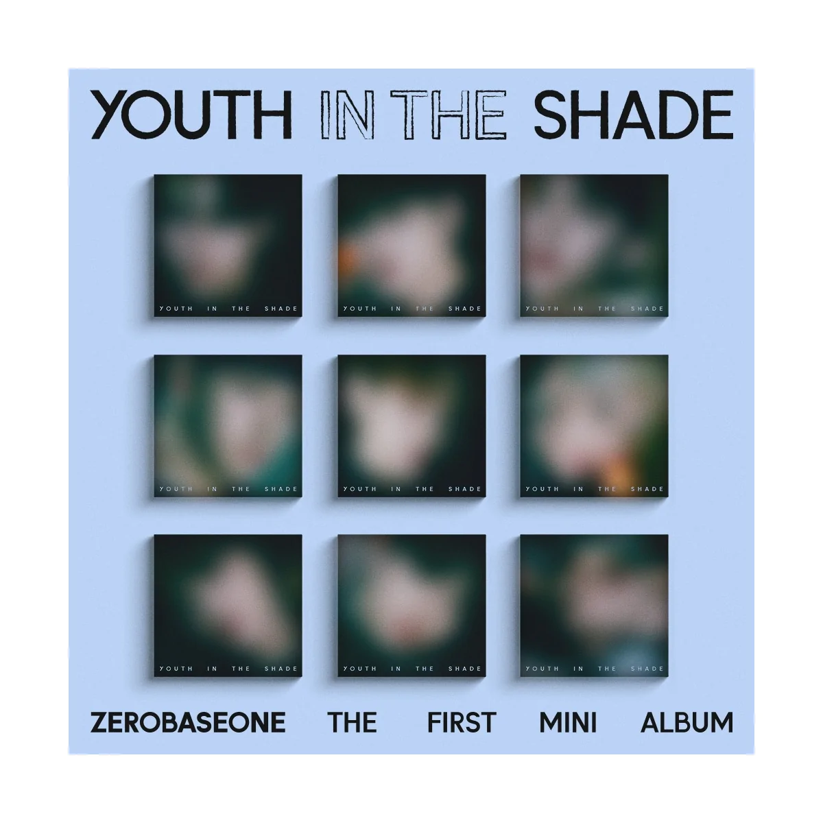 ZEROBASEONE - YOUTH IN THE SHADE (Digipack VERsion) (1st Mini Album)