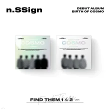 n.SSign - DEBUT ALBUM : BIRTH OF COSMO (FIND THEM 1 or FIND THEM 2 version)