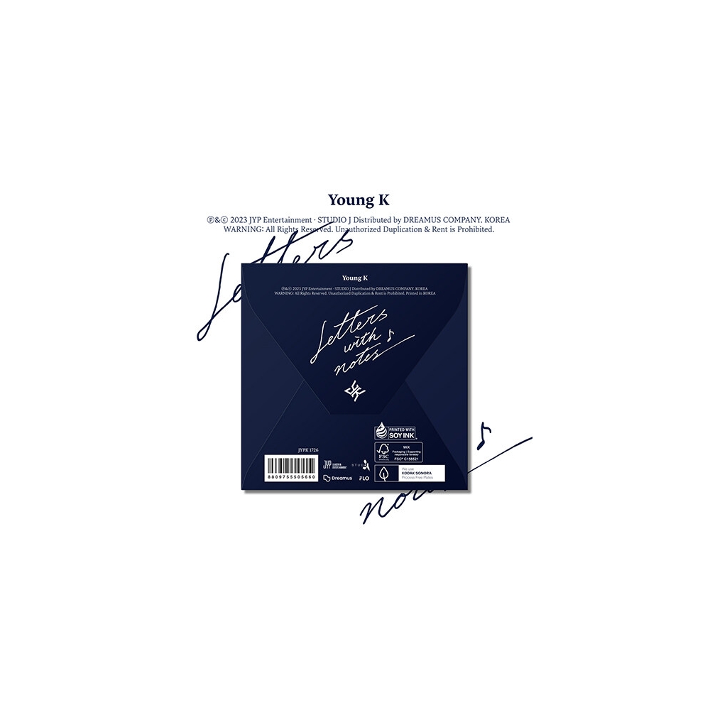 Young K (DAY6) - Letters with notes (Digipack Ver.)