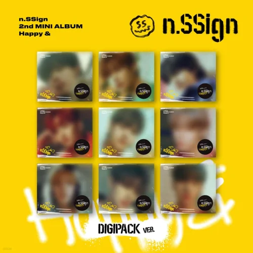 n.SSign - Happy & (Digipack version) (2nd Mini Album) 