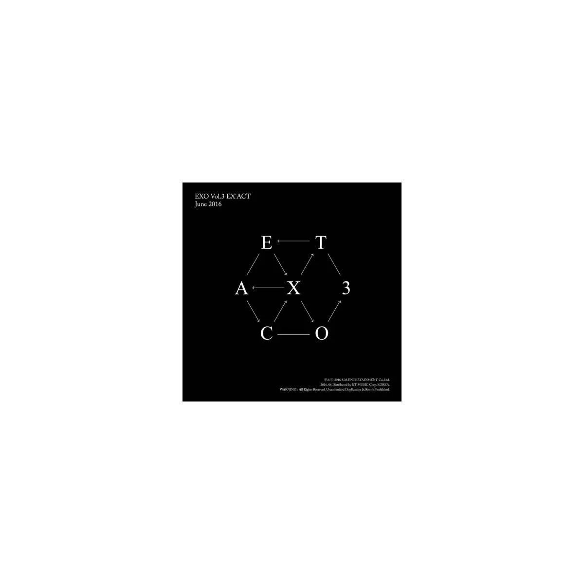 EXO - 3rd Album EX'ACT (Chinese Ver.)