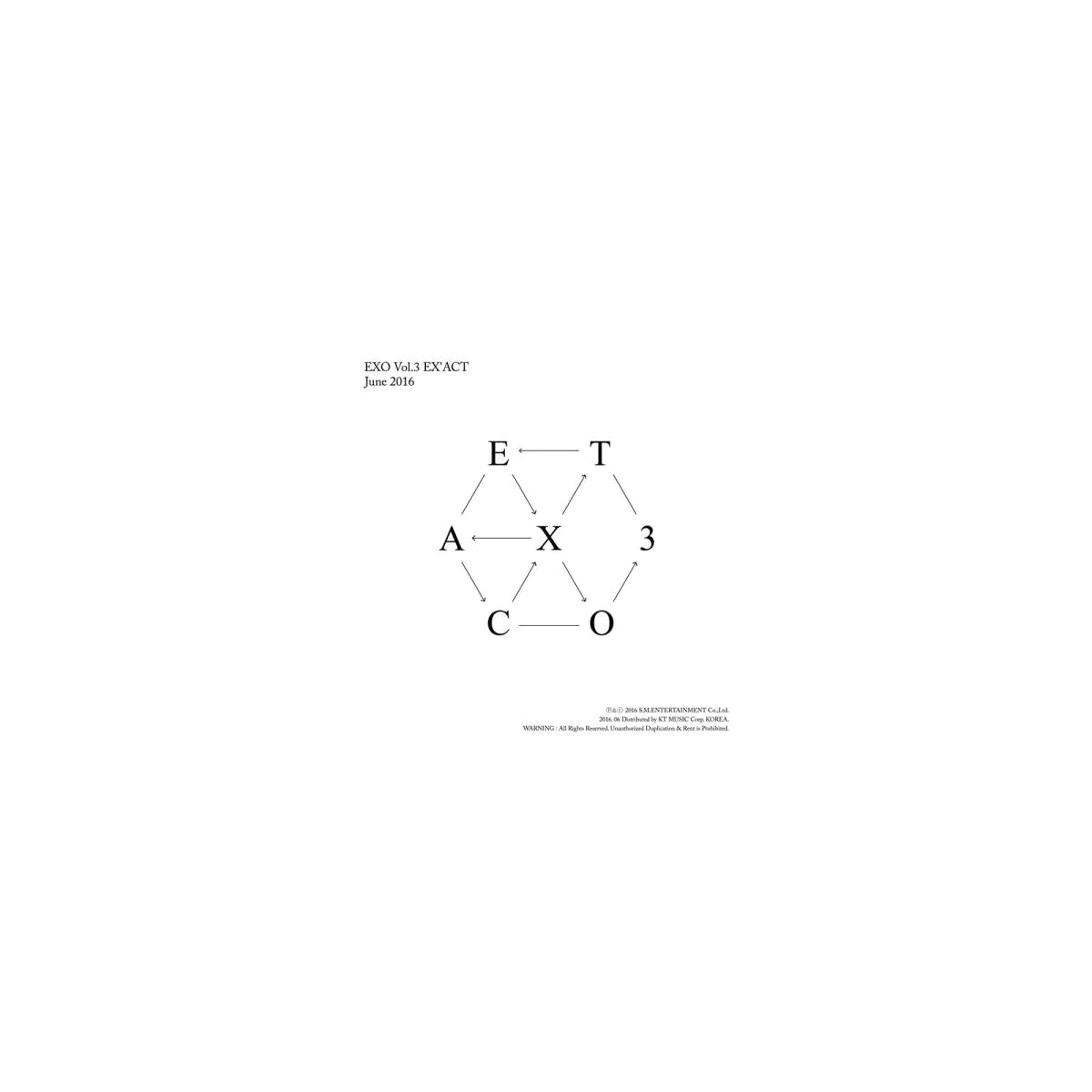 EXO - 3rd Album EX'ACT (Korean Ver.)