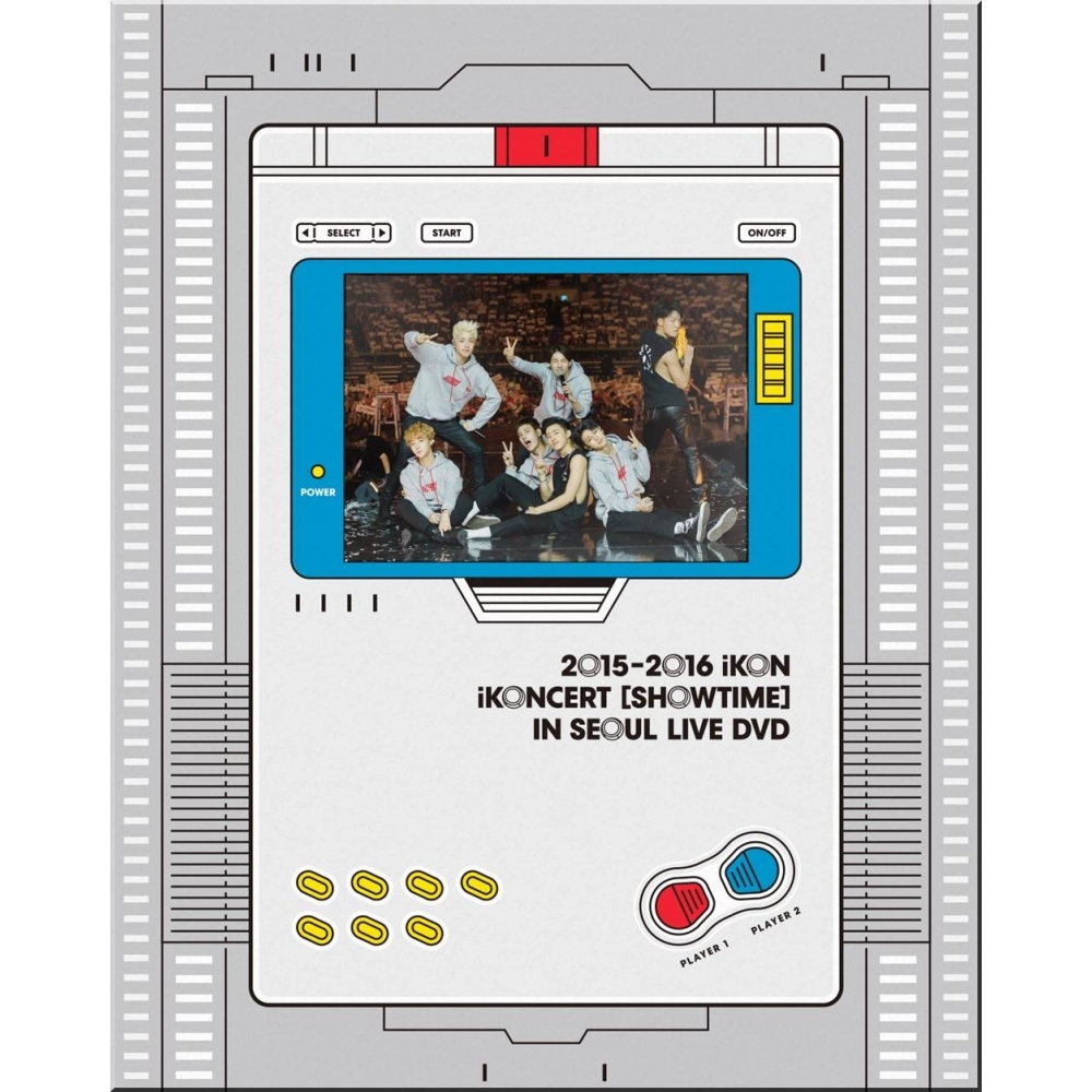 iKON - 2015,, 2016 iKON iKONCERT Showtime in Seoul Live DVD (corner damaged)