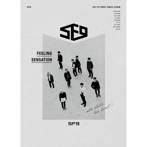 SF9 - 1st Debut Single Album Feeling Sensation