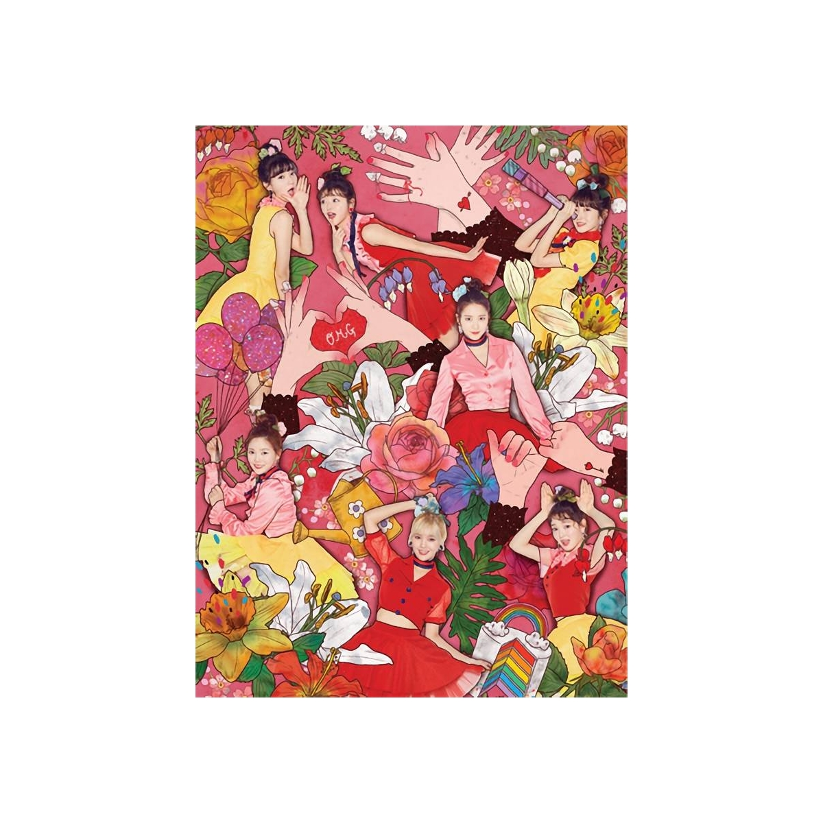 Oh My Girl - 4th Mini Album Coloring Book Oh My Girl - 4th Mini Album Coloring Book