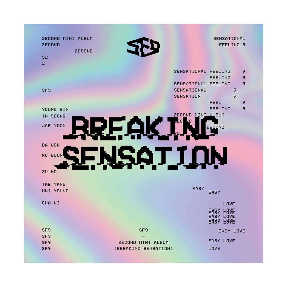 SF9 - 2nd Mini Album Breaking Sensation SF9 - 2nd Mini Album Breaking Sensation