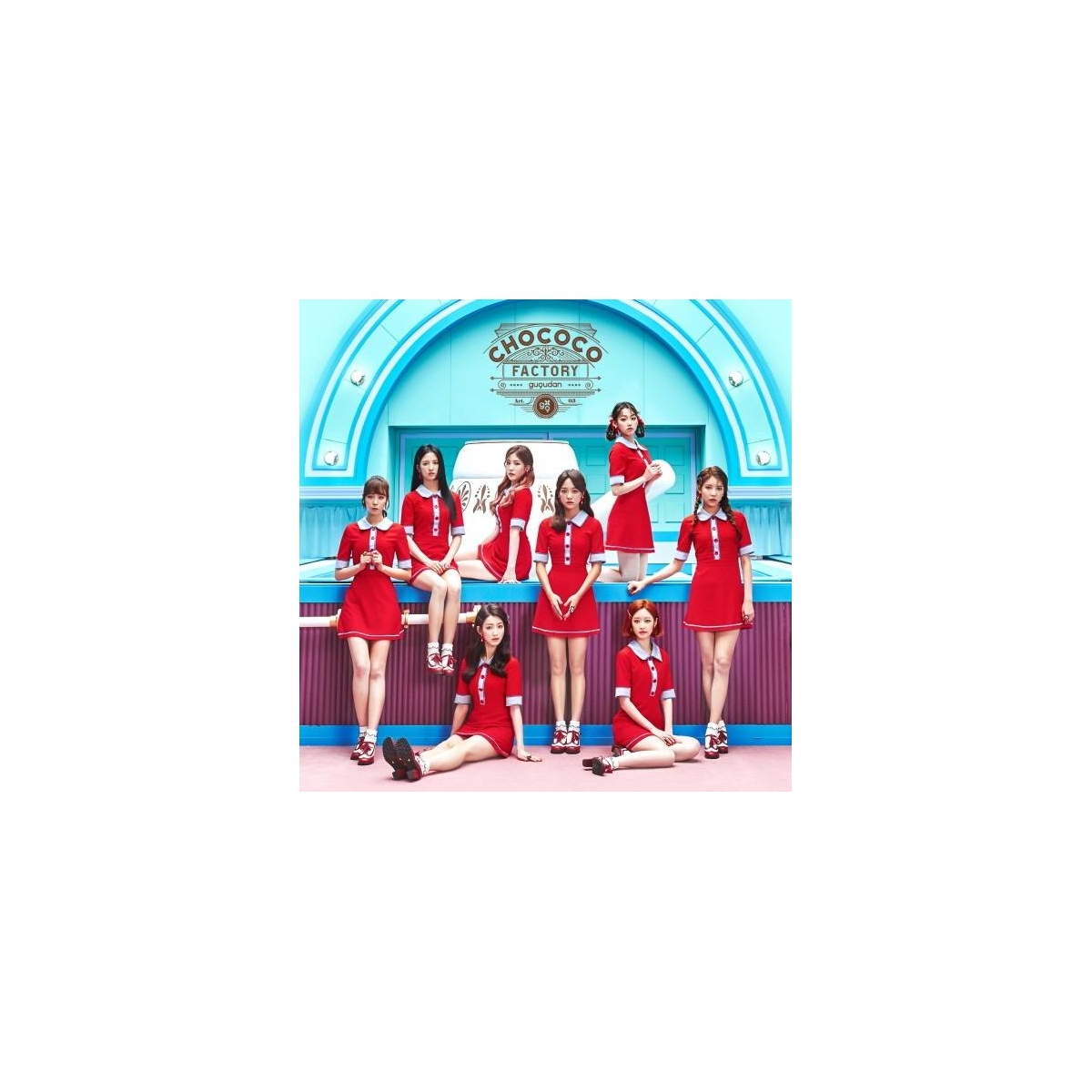 Gugudan - 1st Single Album Chococo Factory Gugudan - 1st Single Album Chococo Factory