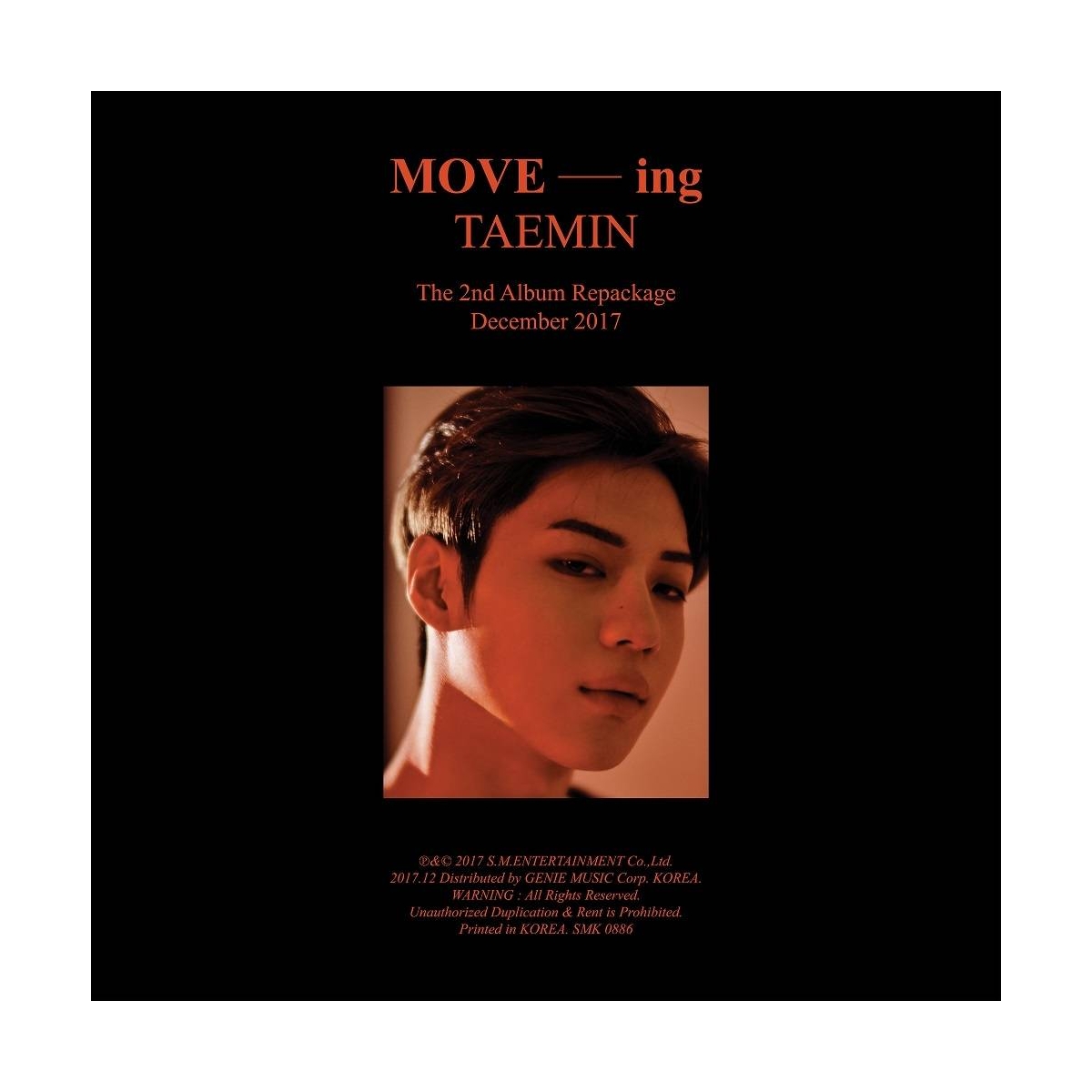 Taemin - 2nd Album Repackage MOVE-ing Taemin - 2nd Album Repackage MOVE-ing