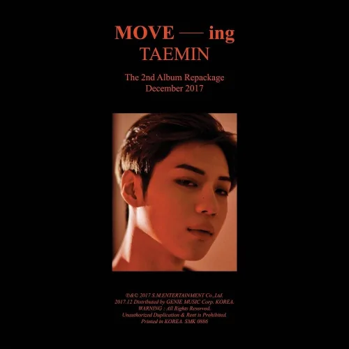 Taemin - 2nd Album Repackage MOVE-ing - Catchopcd Hanteo Family Shop