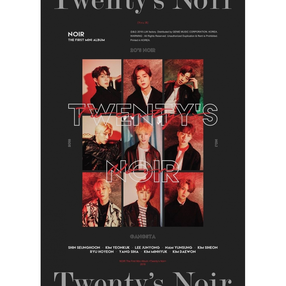 NOIR - 1st Mini Album Twenty's NOIR