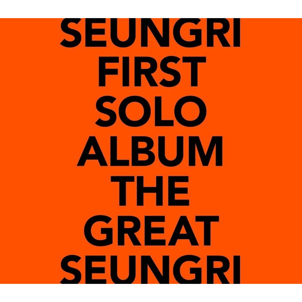 Seungri - 1st Solo Album The Great Seungri (Orange Ver.)