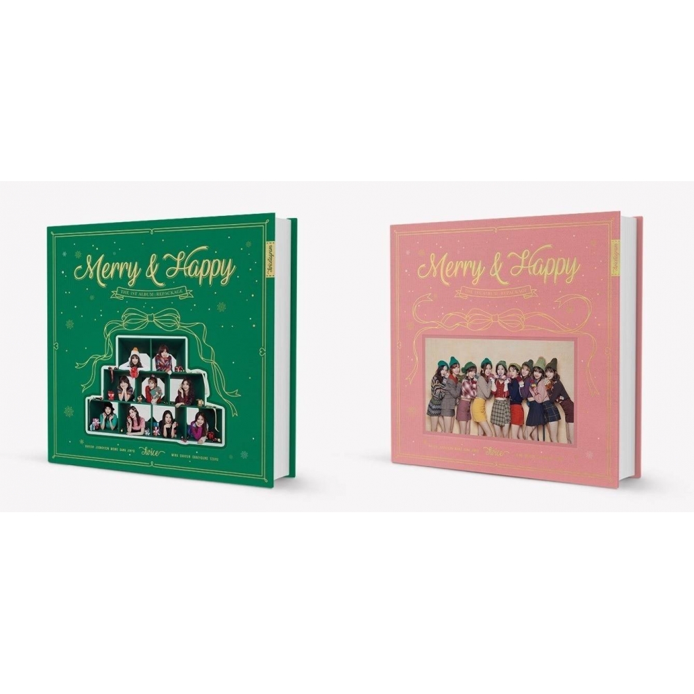 TWICE - 1st Album Repackage Merry & Happy (Random Ver.)