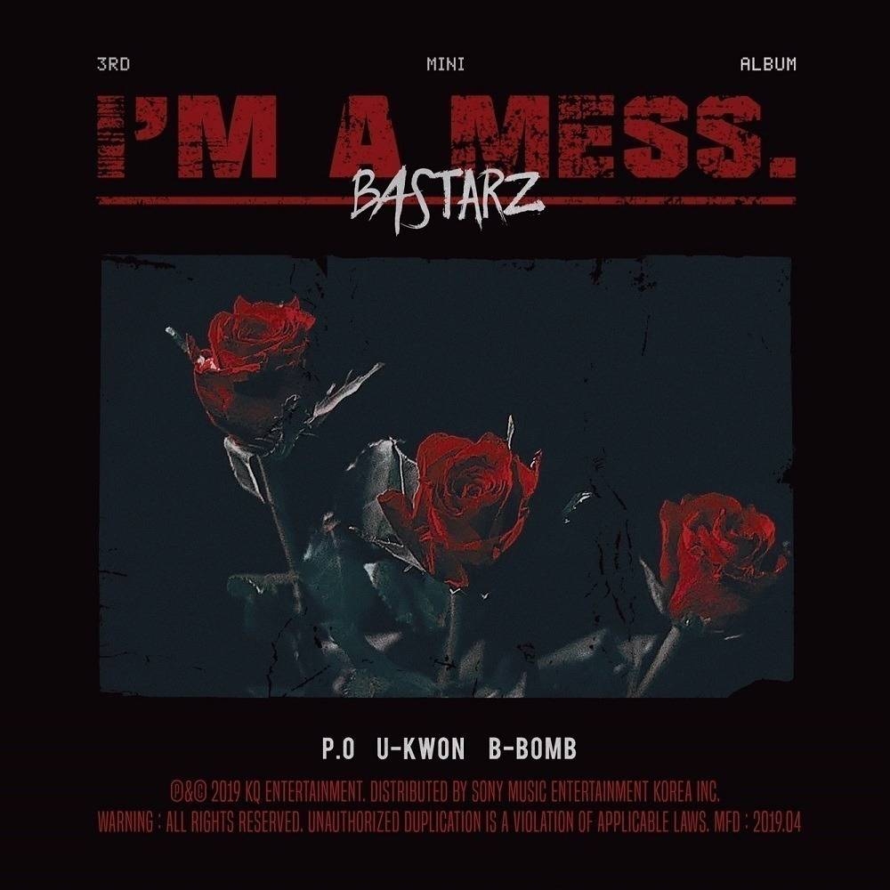 Block B BASTARZ - 3rd Mini Album I'm a mess. (slipcase creased)