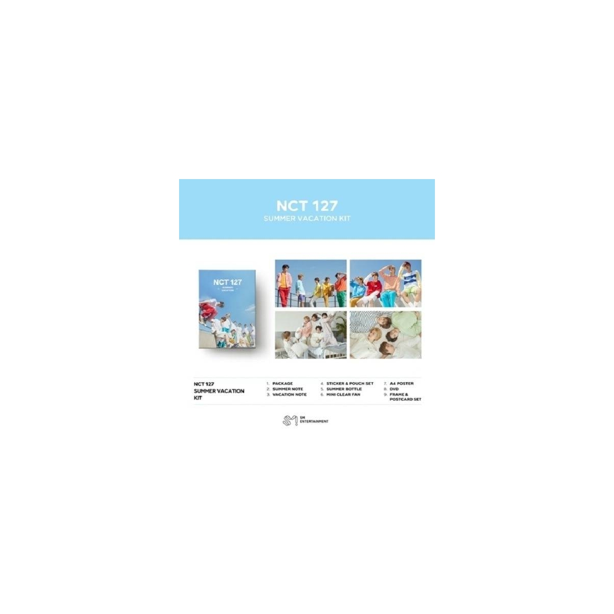 NCT 127 - 2019 NCT DREAM SUMMER VACATION KIT NCT 127 - 2019 NCT DREAM SUMMER VACATION KIT