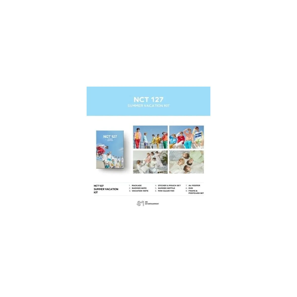 NCT 127 - 2019 NCT DREAM SUMMER VACATION KIT