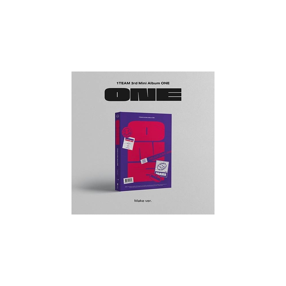 1TEAM - 3rd Mini Album ONE (Make Ver.)