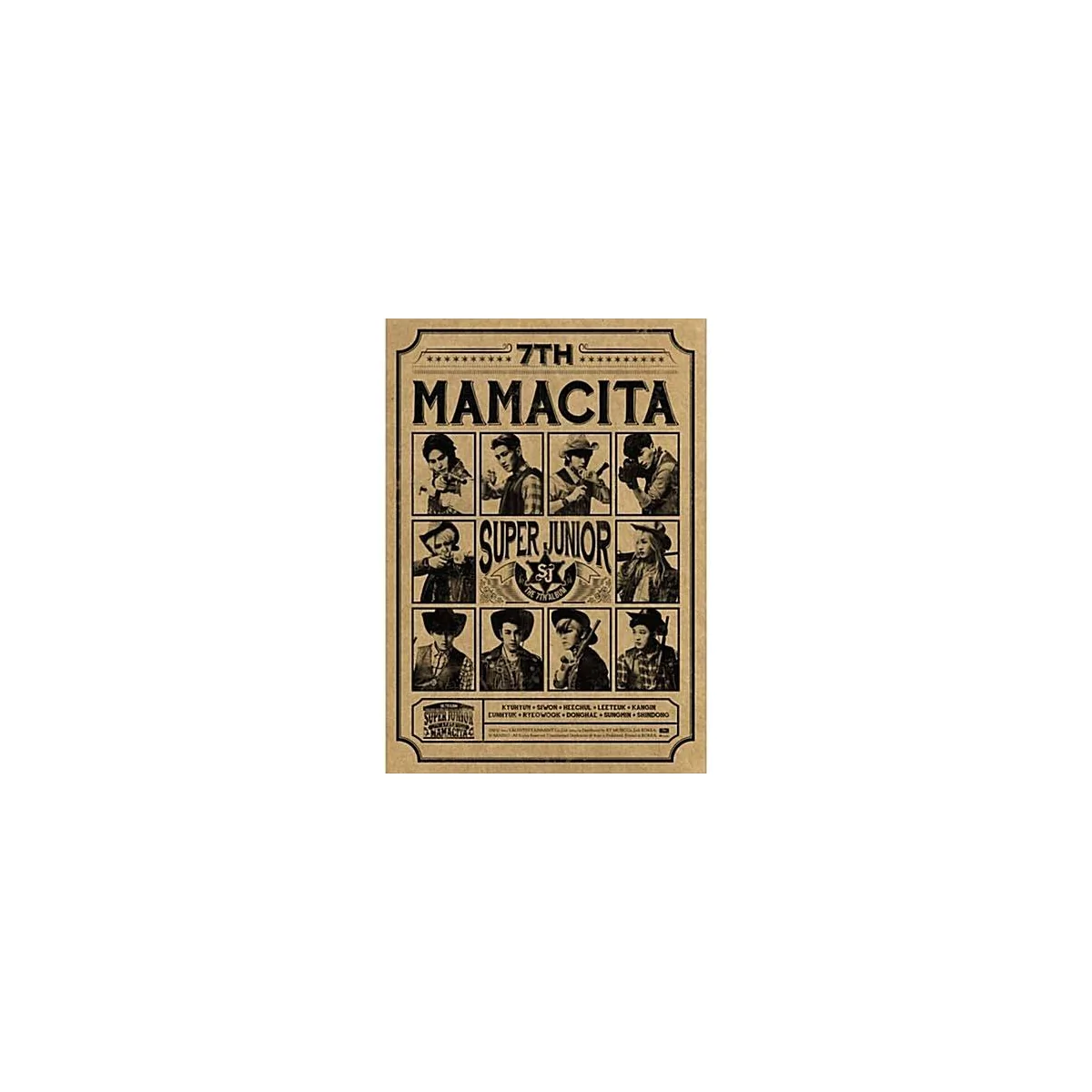 Super Junior - 7th Album Mamacita (B Ver.)