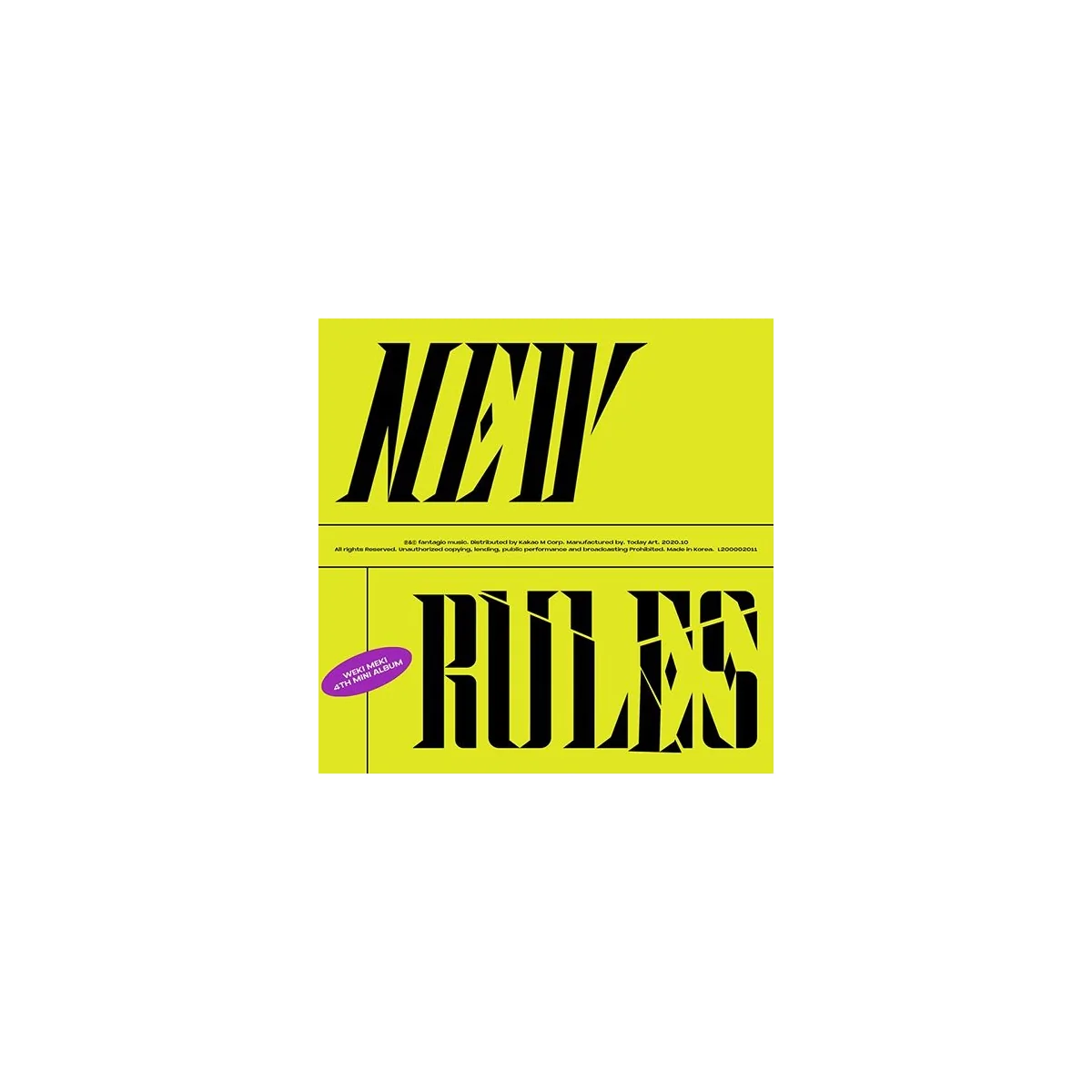 Weki Meki - 4th Mini Album NEW RULES (Take Ver.)