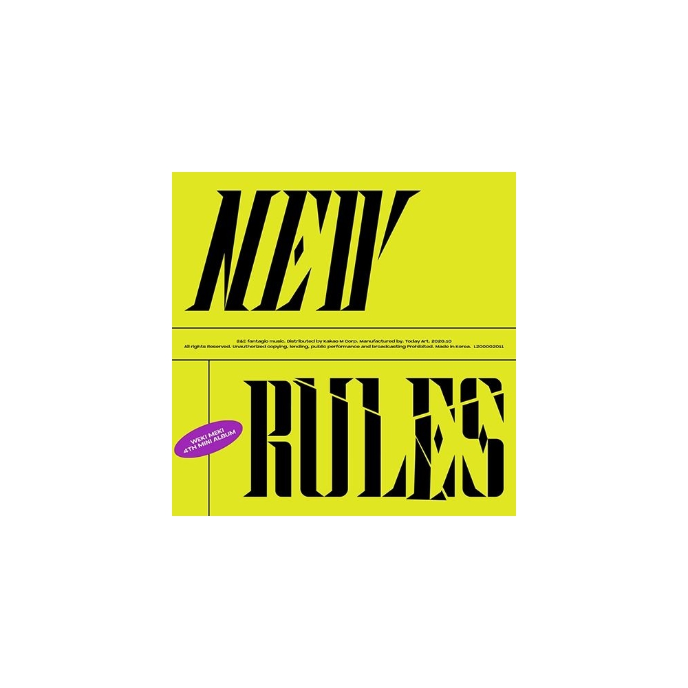 Weki Meki - 4th Mini Album NEW RULES (Take Ver.)