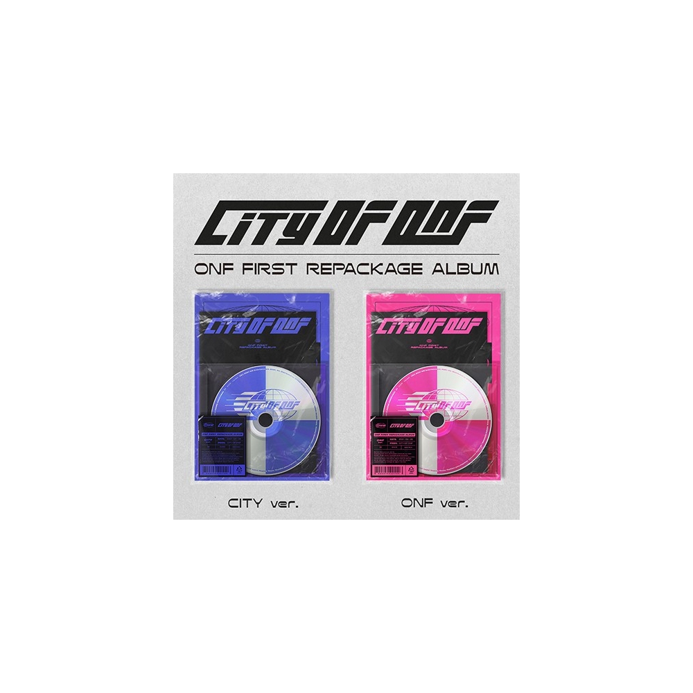 ONF - First Repackage Album CITY OF ONF (Random Ver.)