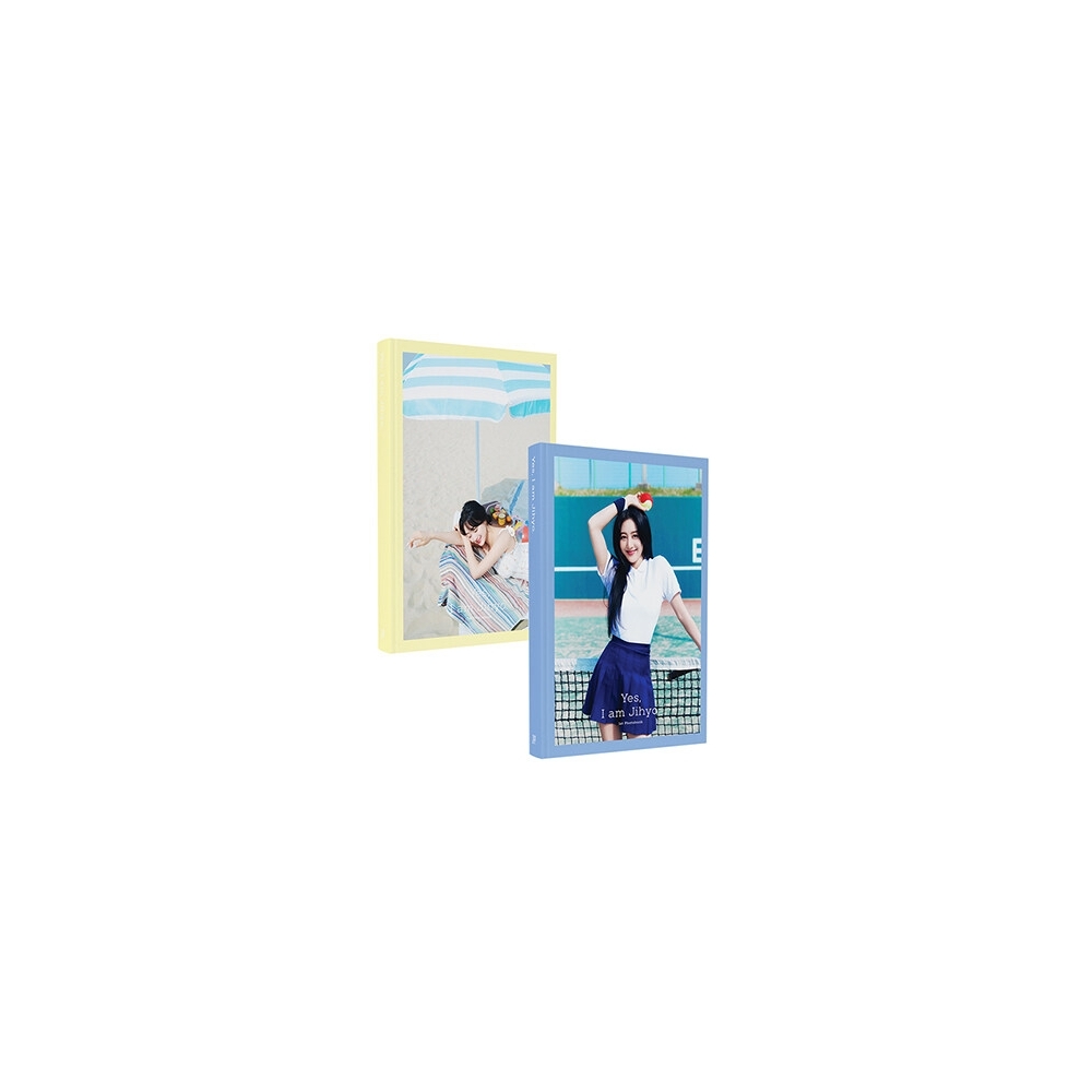 Jihyo - 1st Photobook Yes, I am Jihyo. Cobalt Blue ver. (B)