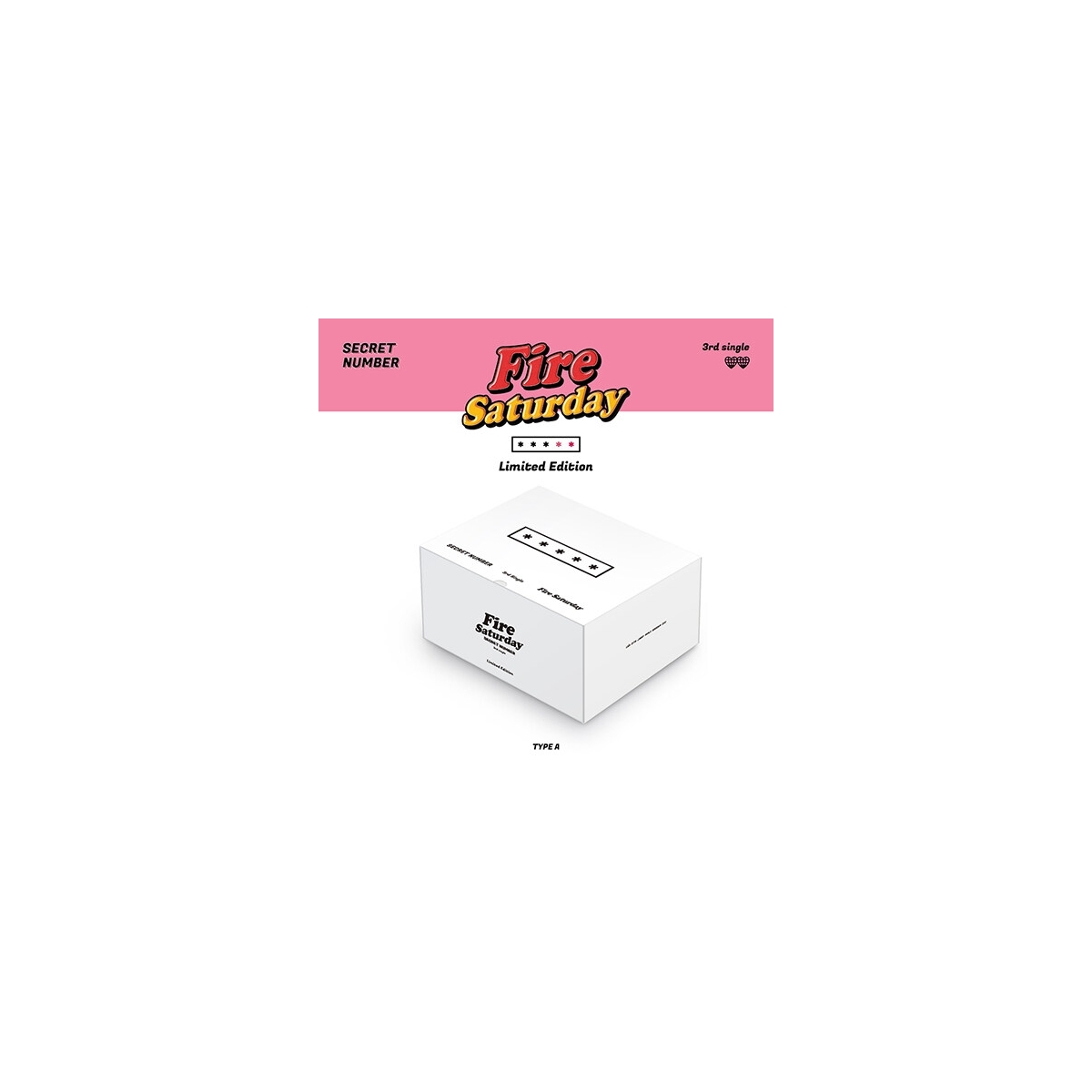 SECRET NUMBER - 3rd Single Fire Saturday (Limited Edition, Type A) SECRET NUMBER - 3rd Single Fire Saturday (Limited Edition, Type A)