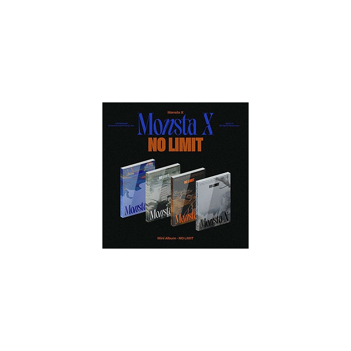 MONSTA X - 10th Mini Album NO LIMIT (Random Ver.) MONSTA X - 10th Mini Album NO LIMIT (Random Ver.)