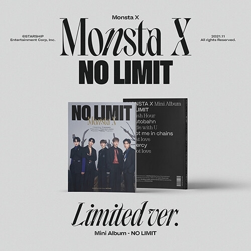 MONSTA X - 10th Mini Album No Limit (Limited Edition)